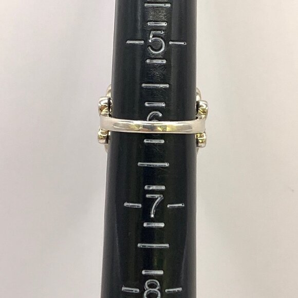 Carved Tanzanite Gemstone Flower Sterling Silver Asian Style Beautiful Ring Sz 6 - Picture 8 of 8